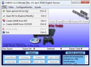 USBUtil PS2 tutoriel